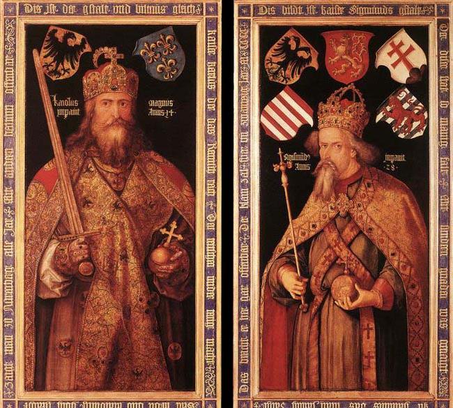 Albrecht Durer Emperor Charlemagne and Emperor Sigismund